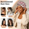 Silk Press Wrap for Hair, Satin Hair Wrap Net with
