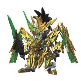 SD Gundam BAS5058879 Sangoku Sogeten Ryuubi Unicorn Gundam, Color Coded Plastic Model