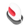 Ironing Machine Red Mini Portable Automatic Temperature Sensing Heat Press