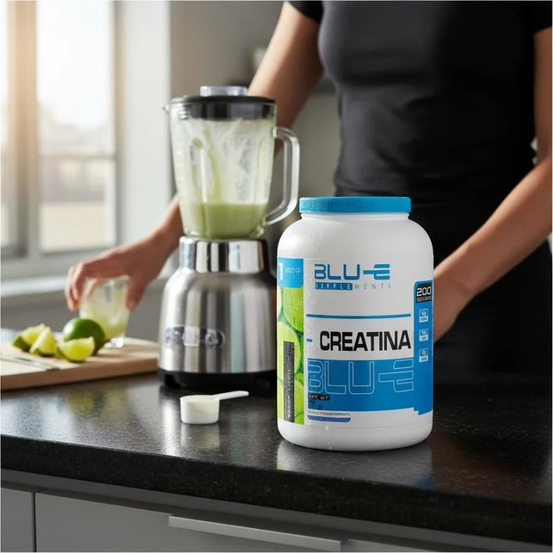 Creatina Blu-e Monohidratada 1k 200 Servicios Varios Sabores