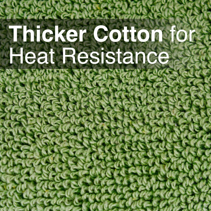 RITZ Terry Pocket Mitt & Hot Pad: Unparalleled Heat Resistant,
