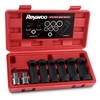 Reywoo Strut Nut Socket Set, 8Pcs Suspension Strut Spreader Tool
