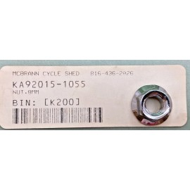 Kawasaki NEW REPLACES KAWASAKI 92015-1055 NUT, 8MM SUPERSEDED 92015-1398