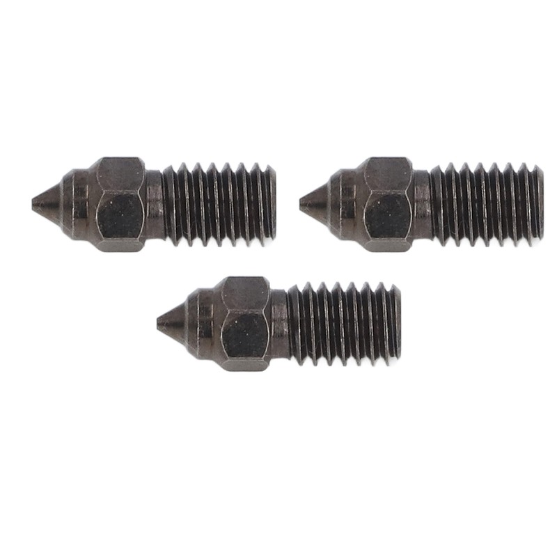 3Pcs Hardened Steel Nozzle High Speed 1.75MM 0.4mm for ENDER