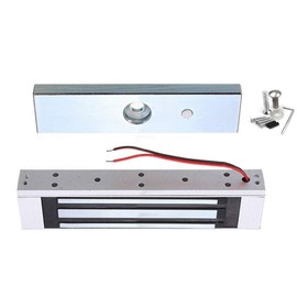 FUGEST 350Lbs(180KG) Holding Force Electromagnet Magnetic Electric Lock 12V Singe Door
