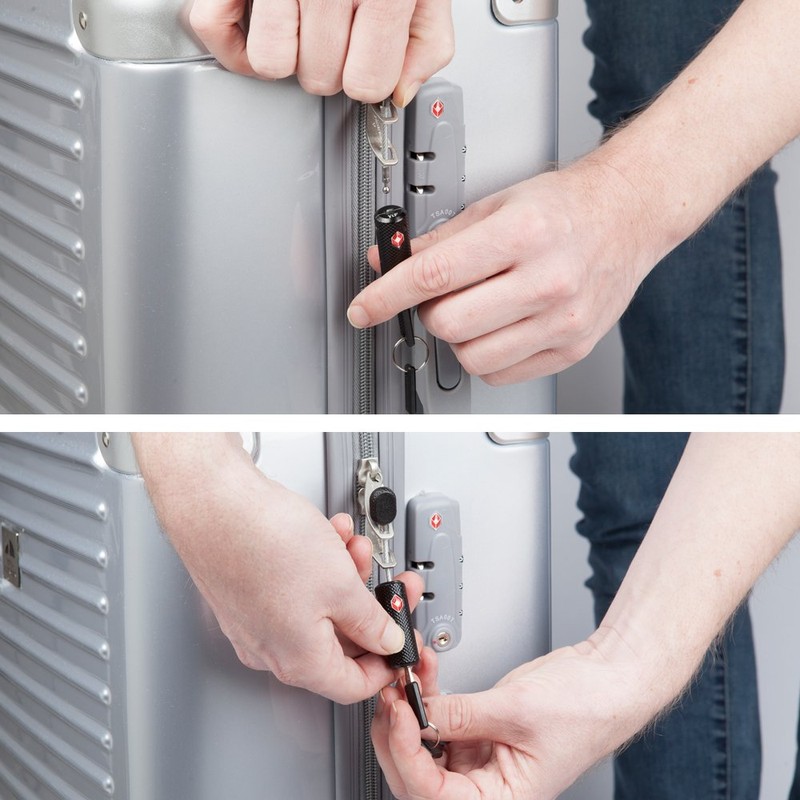 1-Pack TSA Approved Luggage Lock with Keys for Travel |