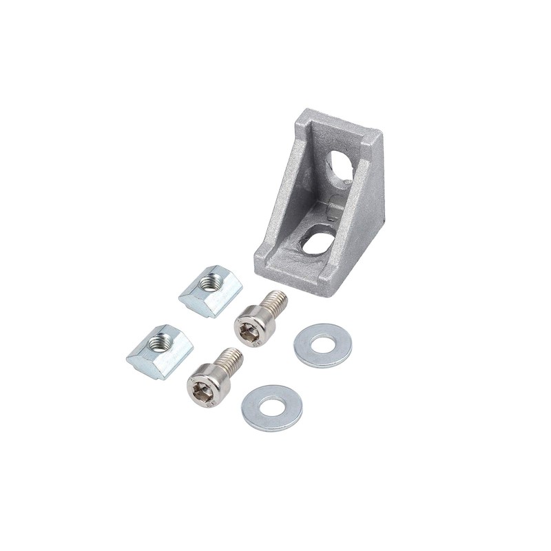 Bohaner 10x 2020 Aluminum Extrusion Angle Mounting Brackets, L Shape