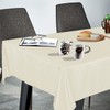 Fitable Rectangle Tablecloth Stain and Wrinkle Resistant Washable Polyester Table