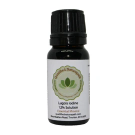 Lugols Iodine Solution 12% - 10ml - with Dropper Insert