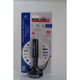 Magic Stick TV Antenna MS-50A with USB Amp Digital HDTV Free TV Fire Stick 4K/8K