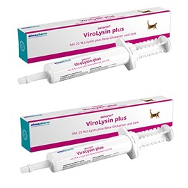 Almapharm astorin ViroLysin Plus für Katzen als Nahrungsergänzung - Doppelpack - 2 x 30g