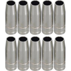 RIVERWELD 15AK MB15 MIG MAG Welding Torch Conical Nozzle Cup Gas Nozzle 10pcs