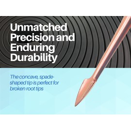 ARTMAN INSTRUMENTS Root Elevator Straight Spade Shape Concave Bernard Extraction Spade Elevator for Broken Root Tips Color Coded Periotome PDL Dental Extraction