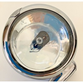 Unity NOS Vintage Unity MFG. Co. CHGO. U.S.A. H1 Spotlight Spot Light Chrome Lamp