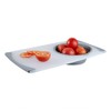 Restaurantware Base Gray Plastic Over the Sink Cutting Board -
