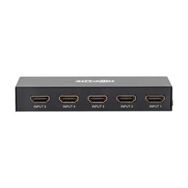 Tripp Lite HDMI Switch 5-Port for Video & Audio 4K X 2K UHD 60 Hz with Remote HDMI 2.0 HDCP 2.EDID (B119-005-UHD)