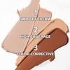 GEUUFEA Full Coverage Concealer Pot, High Coverage Foundation Makeup, Waterproof