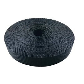 EZ-Xtend Polyester Webbing 1 inch – Heavy Duty Strapping That Outlasts and Outperforms Nylon Webbing 1 Inch and Polypropylene Webbing 1 Inch - 4500 Lb. Breaking Strength (Black, 1" x 10 Yards)