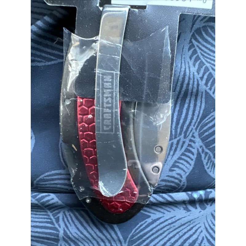 Craftsman SEARS Craftsman Red NOS Folding Lockback 2-1/4" Utility Knife