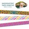 Nasogastric or Oxygen Tube precut Adhesive Tape Fluro Mix Lengths