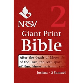 NRSV Giant Print Bible: Volume 2, Joshua â 2 Samuel