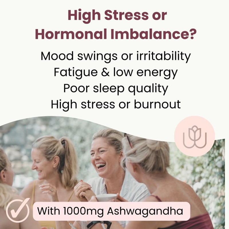 Hormone Balance Ashwagandha Mind & Body 1000mg – Adaptogen Support