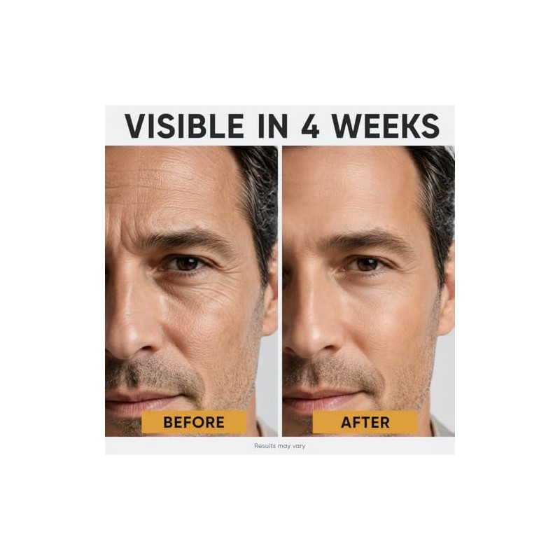 Chamuel Men Anti-Aging Daily Facial Moisturizer with 2.5% Retinol. Reduce
