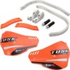 TUSK D-Flex Pro Adventure Handguards Silver Bar/Orange Plastics 7/8" Bars