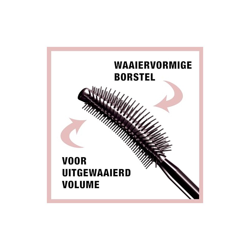 Maybelline Mascara Lash Sensational Lavable, Very Black, 9 gr