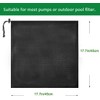 Hecaty 2 Pack 17.7" x 17.7" Pump Barrier Bag, Pond
