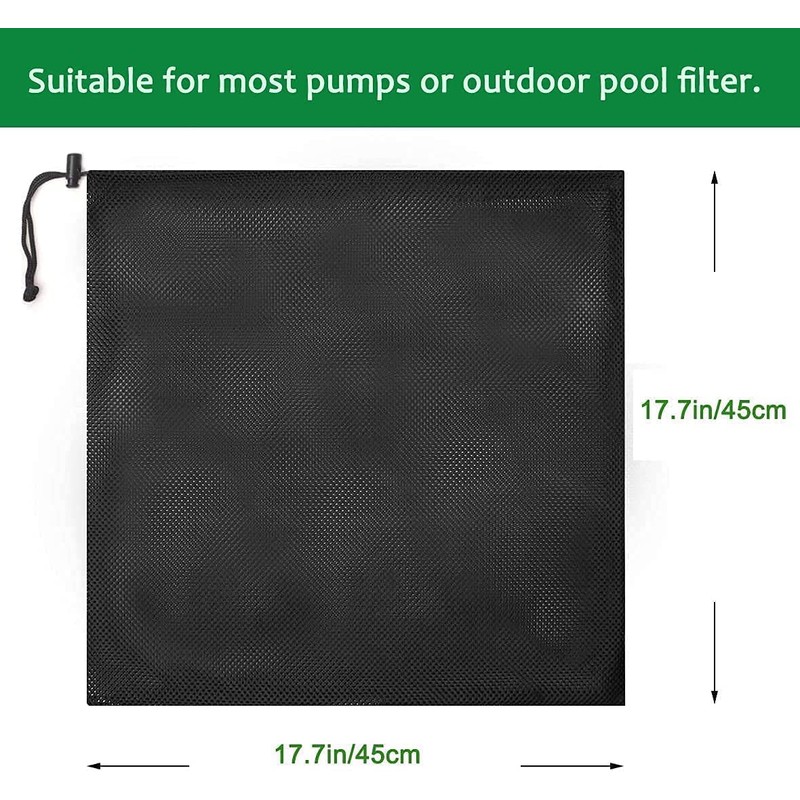 Hecaty 2 Pack 17.7" x 17.7" Pump Barrier Bag, Pond