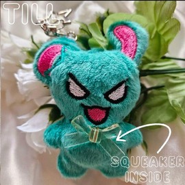 [ALNST] 1PC Handmade Alien Stage Bunny Rabbit Plush Keychain. Squeaker Inside. 4.5 Inches. New Condition. - Character: Till