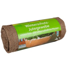 Dehner Winter Protection with Decorative Jute Fabric Bag, Approx. 300 x 105 cm, Brown