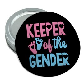 Graphics & More Keeper of the Gender Round Rubber Non-Slip Jar Gripper Lid Opener