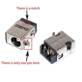 Replacement Part DC Power Jack Charging Port for MSI MS-16Q2, MS-16Q4, MS-14B3, MS-16K5, MS-16K7, MS-17B1 MS-16K2
