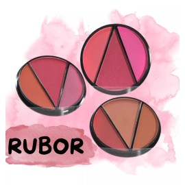 Universo en Linea Rubor Contorno Maquillaje Paleta Rostro Blush Belleza F