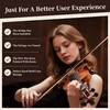 PHOENIX Violin 4/4 Full Size Fiddle Set, Acoustic Violins Bundle