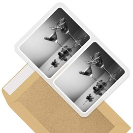 2 x 10cm Rectangle Stickers - Cocktail Drinks Beverage Decals 41375