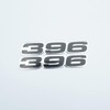 Pair Set 396 Letter Highly Polished Real Aluminum Car Truck