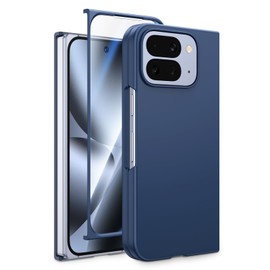 VEGO for Pixel 10 Pro Fold Case with Built-in Screen Protector Blue