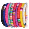 EXCEART 10pcs Colorful Heishi Bracelet Friendship Bracelets Polymer Clay Bracelet