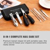 NORCHAN Heavy Duty Toenail Clipper Set for Seniors with Case