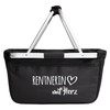 Huuraa Einkaufskorb Rentnerin mit Herz Geschenk 20 Liter Black Rentnerin