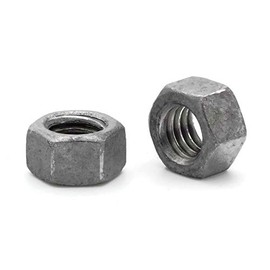 Hex Finish Nuts Hot Dipped Galvanized -3/8"-16 UNC- Qty-1000