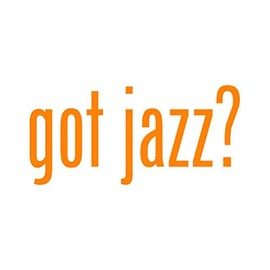 Got Jazz ? Sticker - Decal - Die Cut - Orange 4.71" x 2.25"