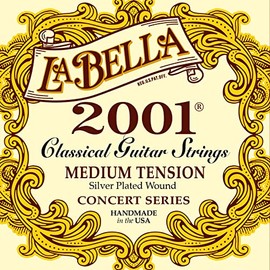 La Bella 2001 Series Classic Strings, Medium Tension