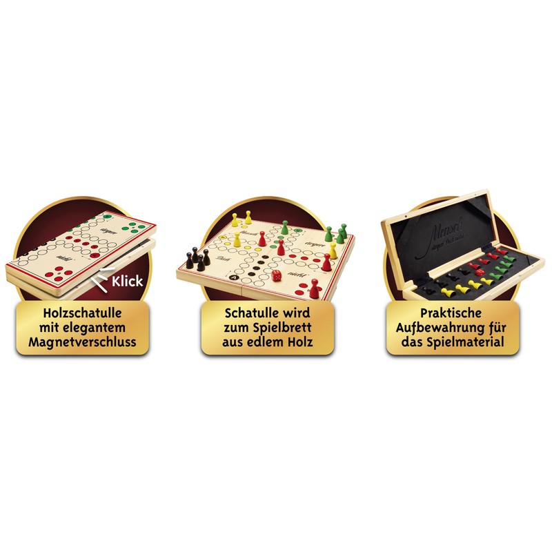 Schmidt Spiele 49453 Mensch ärgere Dich Nicht Deluxe Version Family