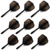 CUESOUL 9 Pieces Integrated Dart Shaft and Flights,Dart Shaft Length