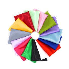 WedDecor 10 Yards Blush Pink Ice Silk Shiny Soft Fabric for Overlay Background Curtains Garland Tableware Party Wedding Birthday Event Christmas Photo Studio Special Festival