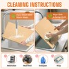 22 Inch Rectangle Pizza Stone Set, Large Pizza Stone for